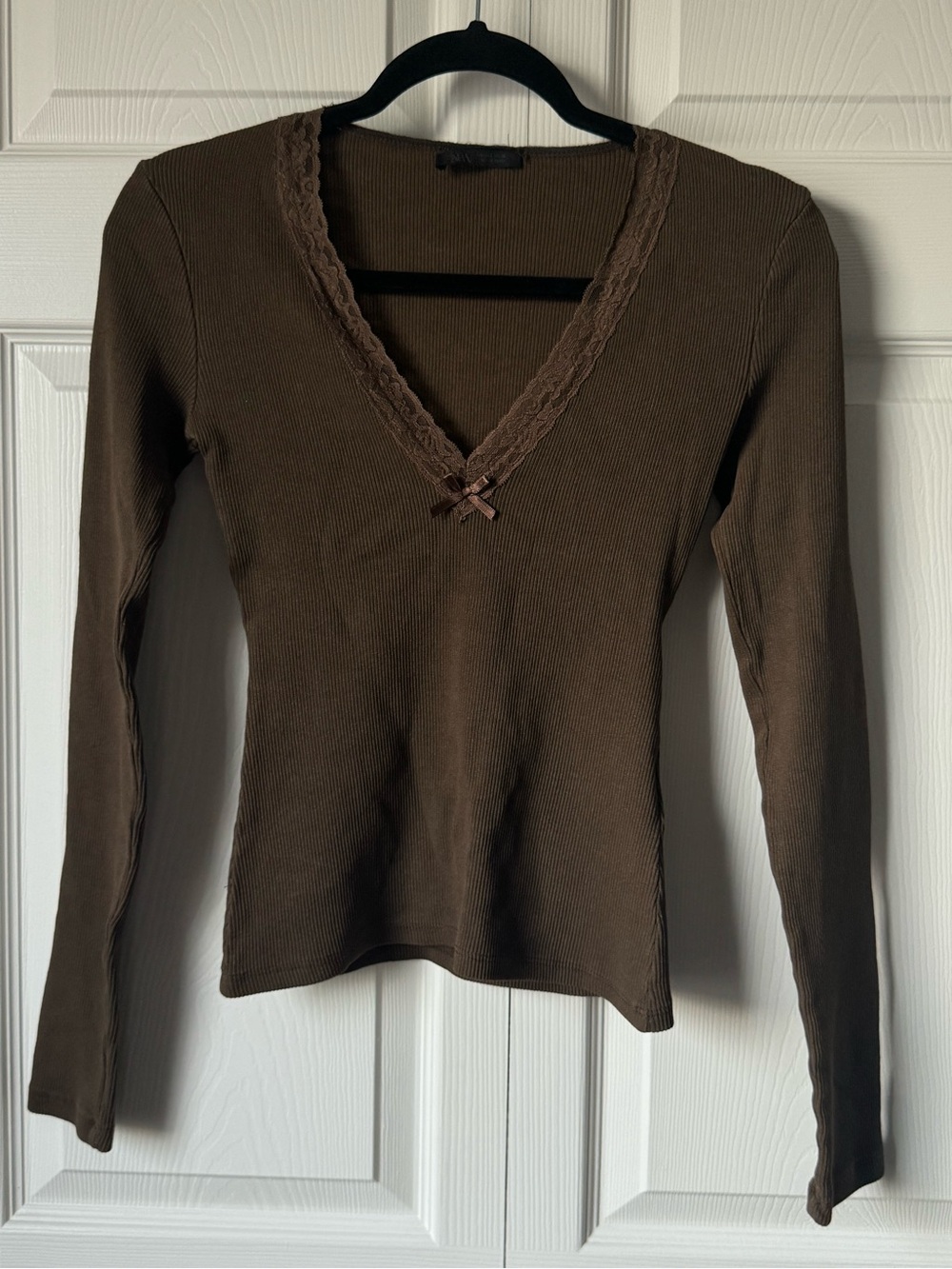 Zara lace v neck top